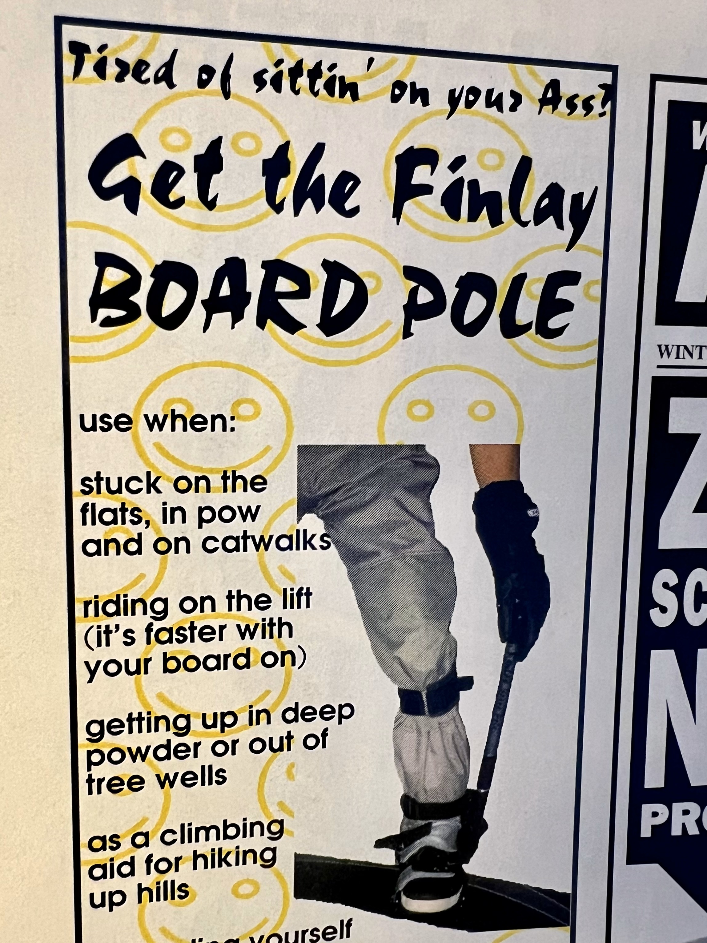 MÅ HA: The Finley Board Pole kunne tydeligvis brukes til veldig mye forskjellig.