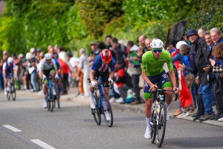 VRIEN Å STOPPE: Tadej Pogačar hadde alle øynes rettet mot seg foran VM-fellesstarten, men det så ikke ut til å hindre ham nevneverdig. FOTO: Cor Vos VRIEN Å STOPPE: Tadej Pogačar hadde alle øynes rettet mot seg foran VM-fellesstarten, men det så ikke ut til å hindre ham nevneverdig. FOTO: Cor Vos