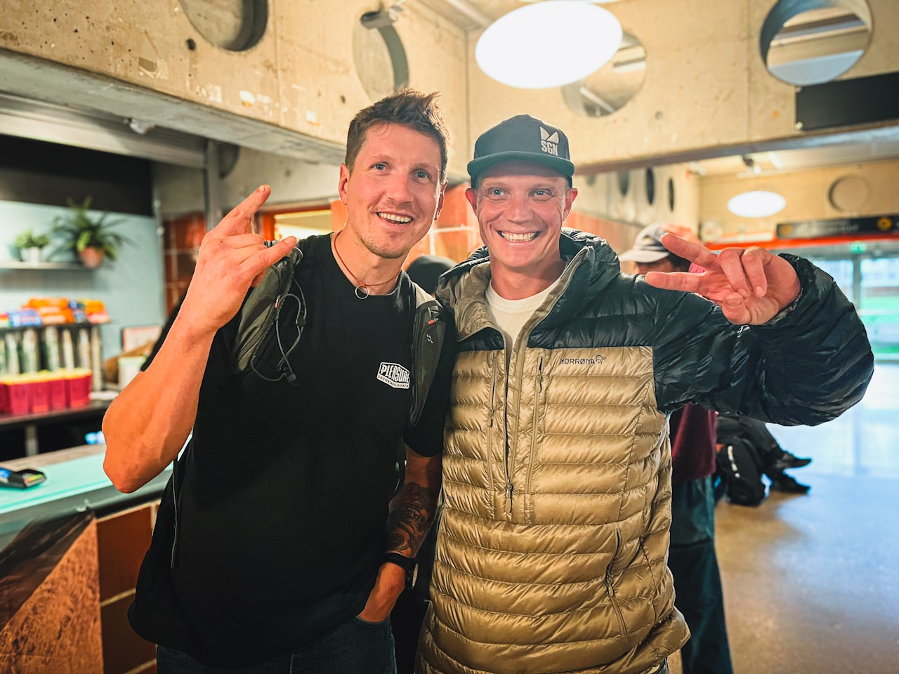 BRATTKJØRERE: Asbjørn Eggebø Næss med en brattere linje enn Krister Kopala? Foto: Alexander Hagen BRATTKJØRERE: Asbjørn Eggebø Næss med en brattere linje enn Krister Kopala? Foto: Alexander Hagen