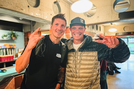 BRATTKJØRERE: Asbjørn Eggebø Næss med en brattere linje enn Krister Kopala? Foto: Alexander Hagen BRATTKJØRERE: Asbjørn Eggebø Næss med en brattere linje enn Krister Kopala? Foto: Alexander Hagen