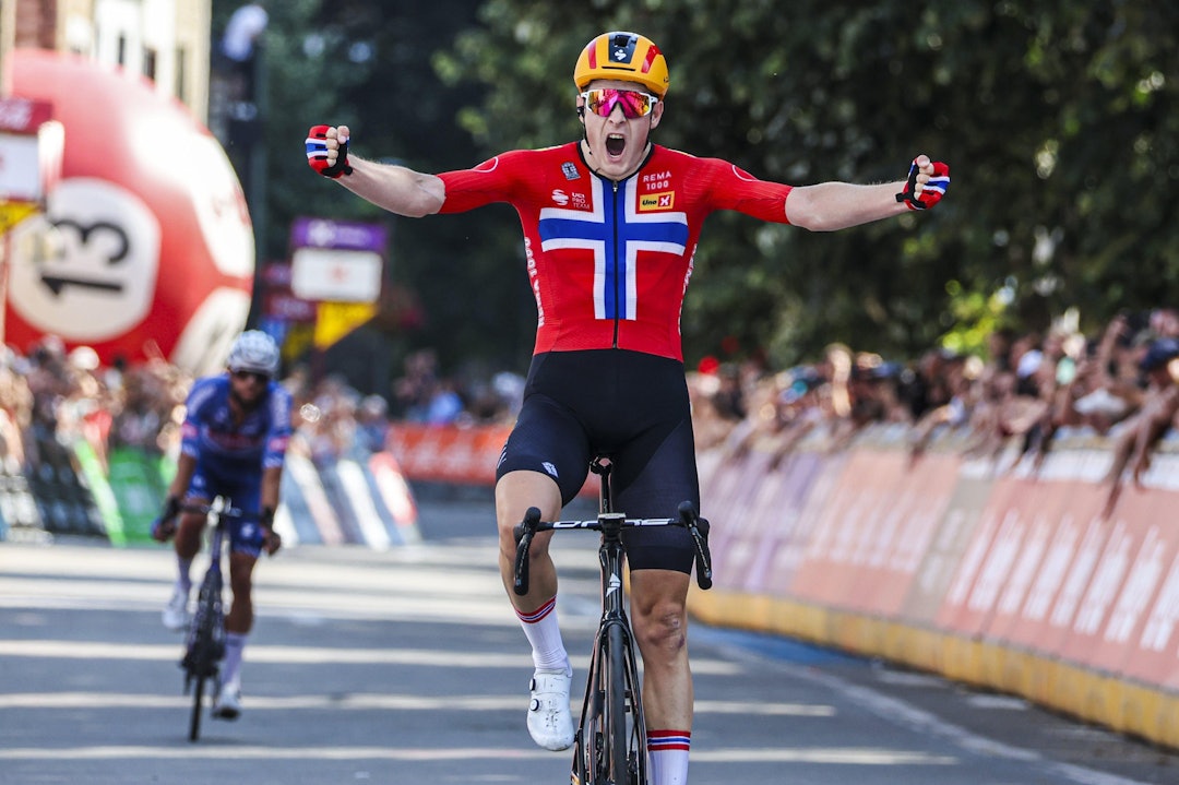 TILBAKE: Markus Hoelgaard har slått tilbake i Uno-X. Her vinner han Tour of Leuven i fjor høst. Foto: Cor Vos TILBAKE: Markus Hoelgaard har slått tilbake i Uno-X. Her vinner han Tour of Leuven i fjor høst. Foto: Cor Vos