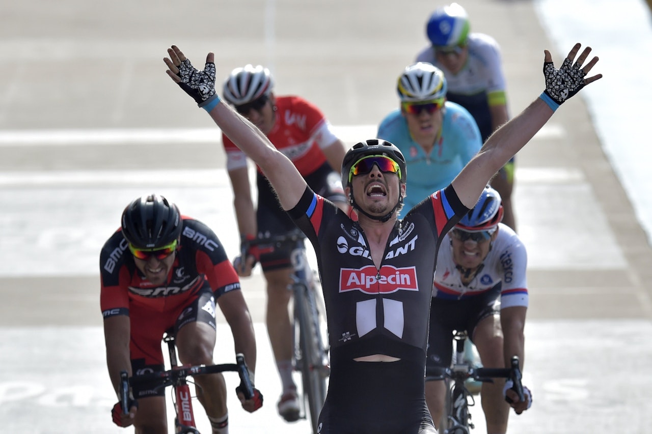 EMOSJONELT: John Degenkolb tok karrierens største seier. Foto: Cor Vos EMOSJONELT: John Degenkolb tok karrierens største seier. Foto: Cor Vos