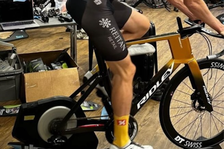 NYTT ARBEIDSVERKTØY: Uno-X bytter ut Dare med Ridley til kommende sesong, og den belgiske produsenten har en helt ny modell på plass. Foto: Skjermdump @cyclingspy / Instagram NYTT ARBEIDSVERKTØY: Uno-X bytter ut Dare med Ridley til kommende sesong, og den belgiske produsenten har en helt ny modell på plass. Foto: Skjermdump @cyclingspy / Instagram