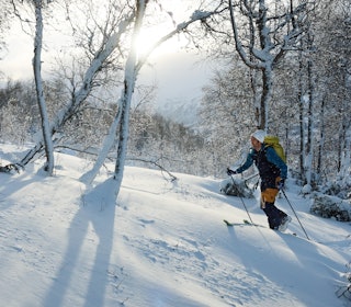 STORSLÅTTE STORLIDALEN: Randolegenden Ola Berger brøyter spor. Foto: Bård Smestad STORSLÅTTE STORLIDALEN: Randolegenden Ola Berger brøyter spor. Foto: Bård Smestad