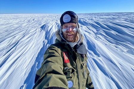 ANTARKTIS: AK Teigland vender snart kursen tilbake til den kaldeste, tørreste og mest forblåste verdensdelen på jorda. Foto: Privat ak teigland sydpolen