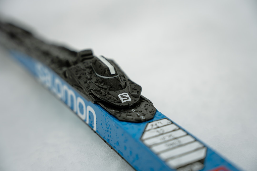 STRIDENS KJERNE: Oslo tingrett ga Rottefella medhold i at denne bindingen fra Salomon bryter med patentregelverket. Foto: Christian Nerdrum Salomon prolink binding