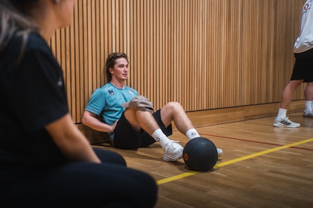 Marcus Kleveland etter en hard treningsøkt. Foto: Sigurd Ekeli Grimsby Marcus Kleveland etter en hard treningsøkt. Foto: Sigurd Ekeli Grimsby