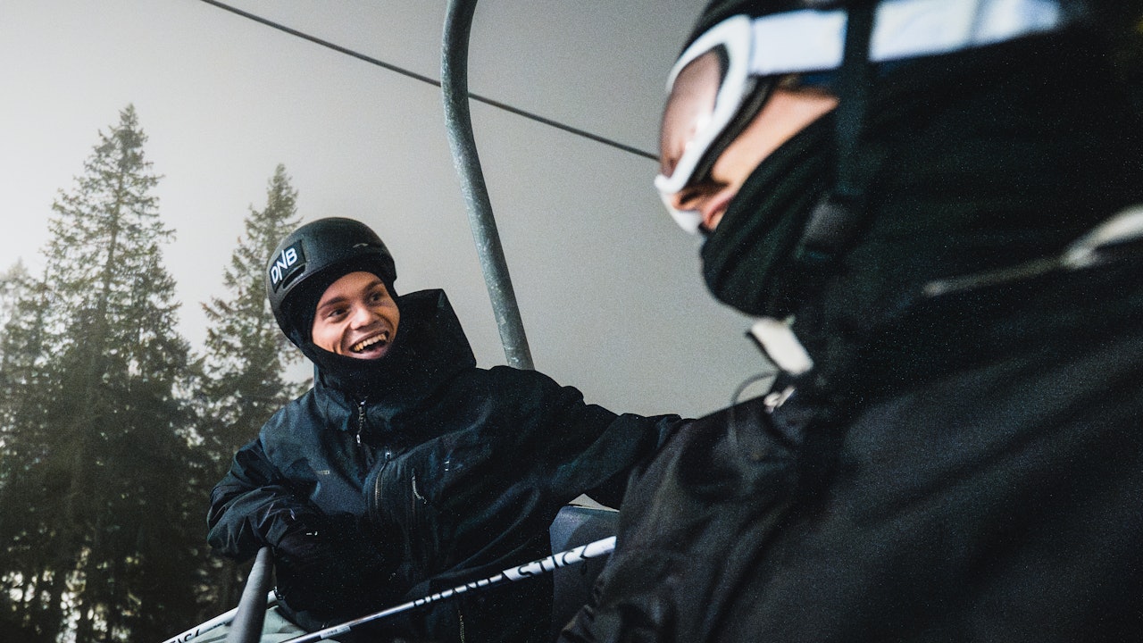 TRYVANN: Mats Bjørndal i Hyttliheisen. Foto: Sigurd Ekeli Grimsby Mats Bjørndal