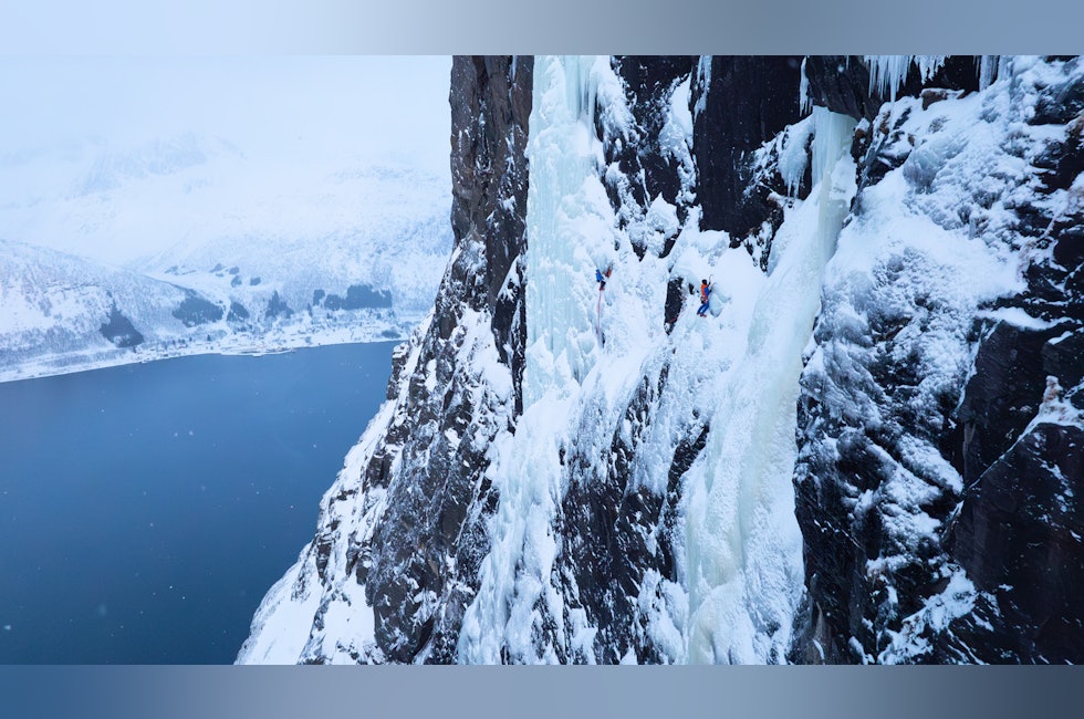 isklatring i stor foss