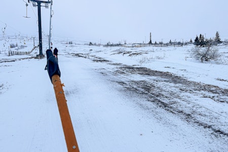 SPEDT: Slik så det ut på Trysilfjellet søndag. Foto: Noah Takeid Øvergaard SPEDT: Slik så det ut på Trysilfjellet søndag. Foto: Noah Takeid Øvergaard