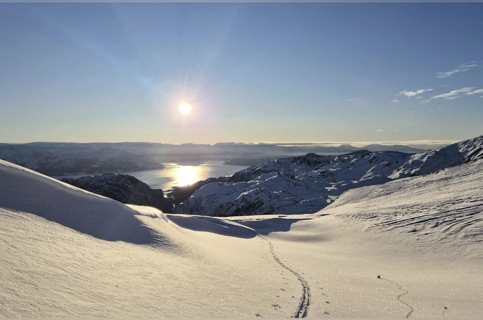 skispor i fjellet