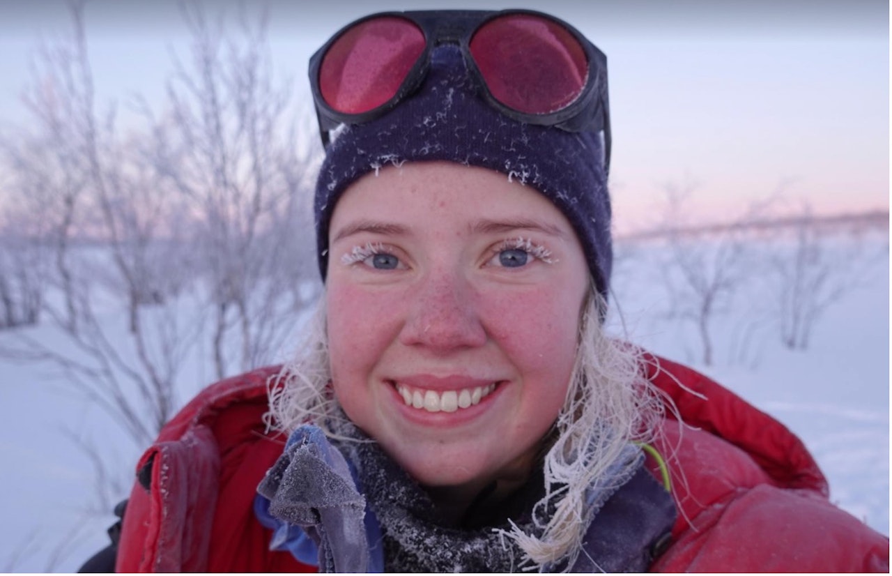 SOLO: Karen Kyllesø planlegger å gå alene til Sydpolen i november. Hvis hun klarer det vil hun sette verdensrekord. Foto. Privat. Karen Kyllesø
