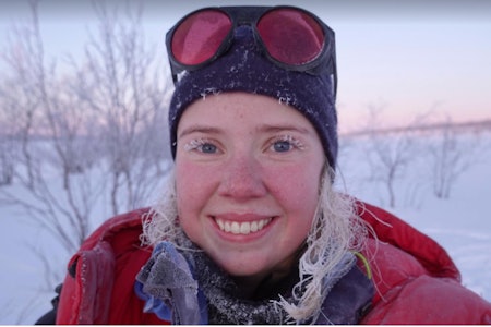 SOLO: Karen Kyllesø planlegger å gå alene til Sydpolen i november. Hvis hun klarer det vil hun sette verdensrekord. Foto. Privat. Karen Kyllesø