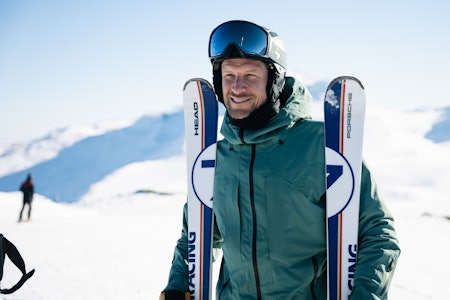 MYE UTE: Selv om Svindal er ferdig med alpinkarrieren for lengst, har han forstatt stor glede av å stå på ski. Foto: Christian Nerdrum MYE UTE: Selv om Svindal er ferdig med alpinkarrieren for lengst, har han forstatt stor glede av å stå på ski. Foto: Christian Nerdrum