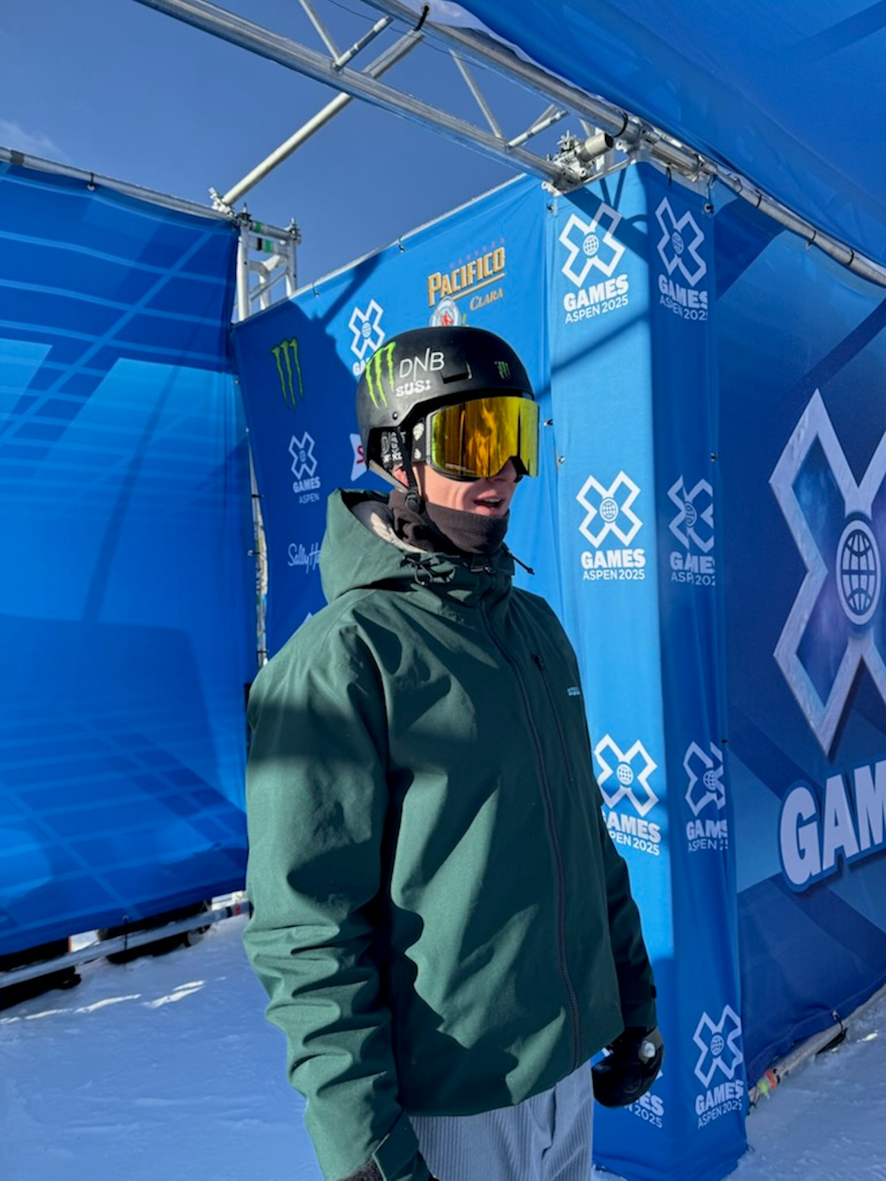 UHELDIG: Birk Ruud klarte ikke å forsvare gullet fra i fjor. Foto: Christoffer Schach / Freeskilandslaget Birk Ruud X Games Aspen 2025