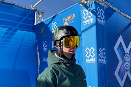 UHELDIG: Birk Ruud klarte ikke å forsvare gullet fra i fjor. Foto: Christoffer Schach / Freeskilandslaget Birk Ruud X Games Aspen 2025