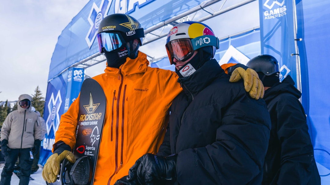 Mons Røisland og Marcus Kleveland på trening til dagens konkurranse. Foto: Petter Ulsletten / Brettforbundet Mons Røisland og Marcus Kleveland