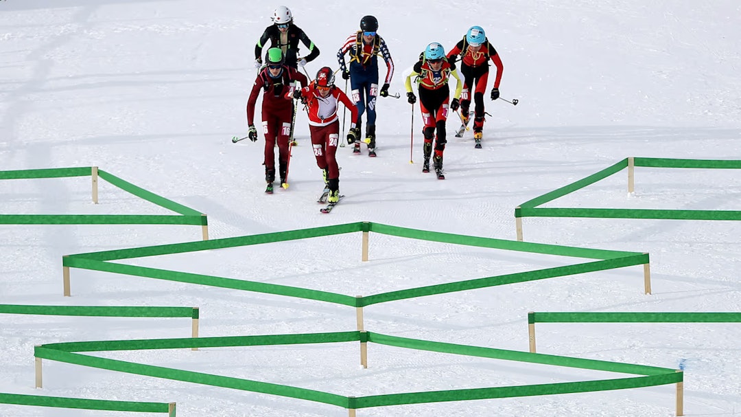 OL-DEBUT: Skimo har dype historiske og kulturelle røtter i Italia. 38 nasjoner er tilknyttet det internasjonale skimo-forbundet. Foto: Linnea Rheborg/Getty Images 2020 skimo ol 2026