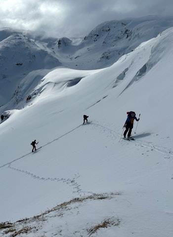 Med Vatnahalsen som utgangspunkt. Foto: Hans Christian Wilson Med Vatnahalsen som utgangspunkt. Foto: Hans Christian Wilson