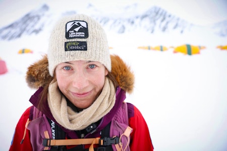 SKI OG FJELL: Kristin Harila, en av verdens mest markante høyfjellsklatrere. Foto: Privat kristin harila