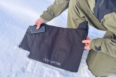 ELEKTRISK OPPVARMET: Dette sitteunderlaget har varmekabler, men er det varmt nok? ELEKTRISK OPPVARMET: Dette sitteunderlaget har varmekabler, men er det varmt nok?