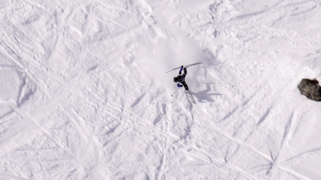OOOPS: Det gikk ikke som planlagt i konkurransene for Ådne Kvåle. Foto: Skjermdump fra video Ådne Kvåle tryner i konkurranse
