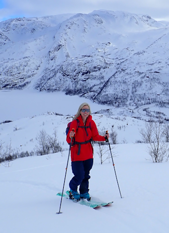Fri Flyt-sjef Anne Julie Saue på High Camp Vatnahalsen. Foto: Lisa Kvålshaugen Bjærum Fri Flyt-sjef Anne Julie Saue på High Camp Vatnahalsen. Foto: Lisa Kvålshaugen Bjærum
