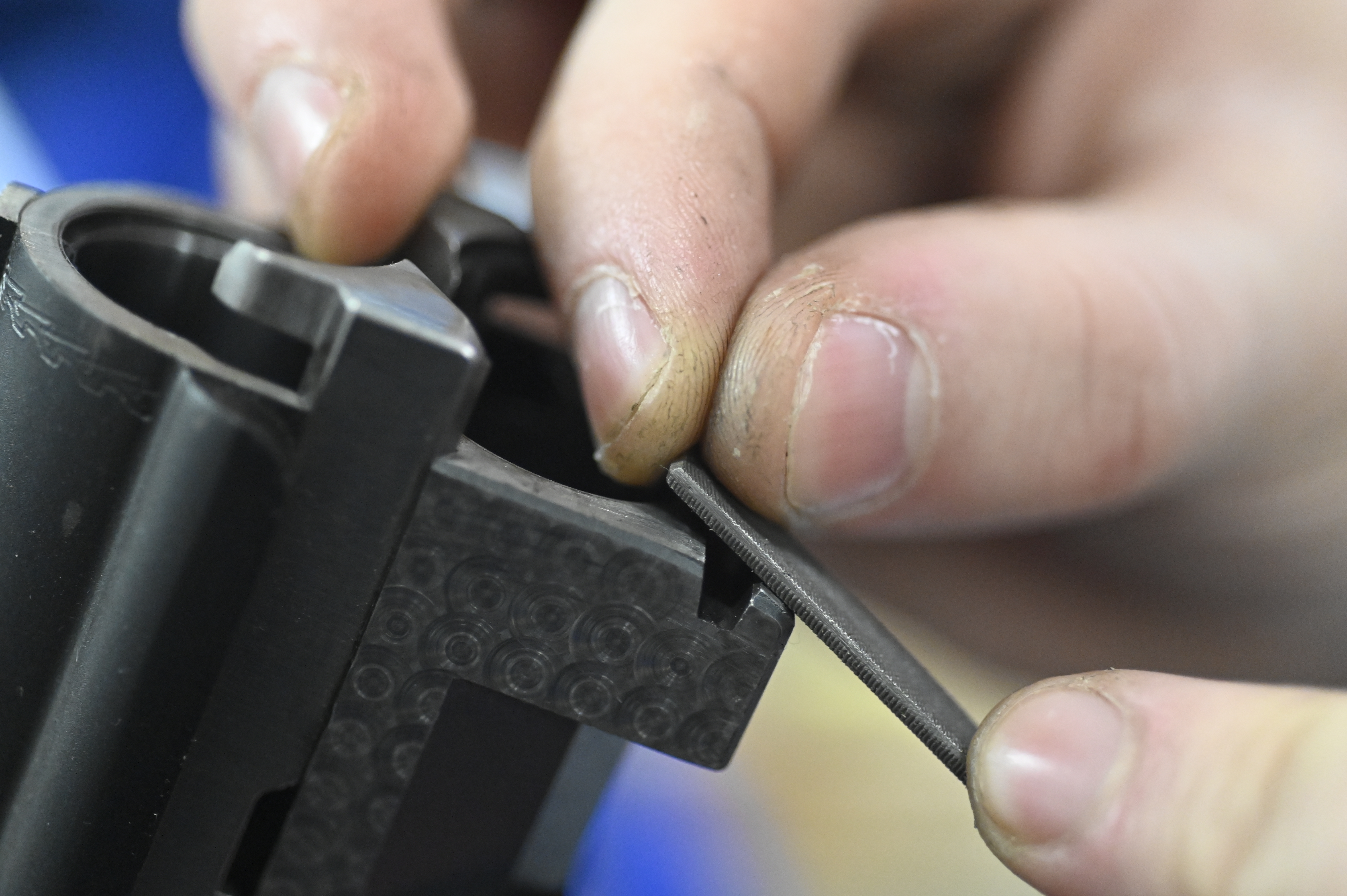 PUSSING: Sander Stana har alltid likt å jobbe med hendene. 