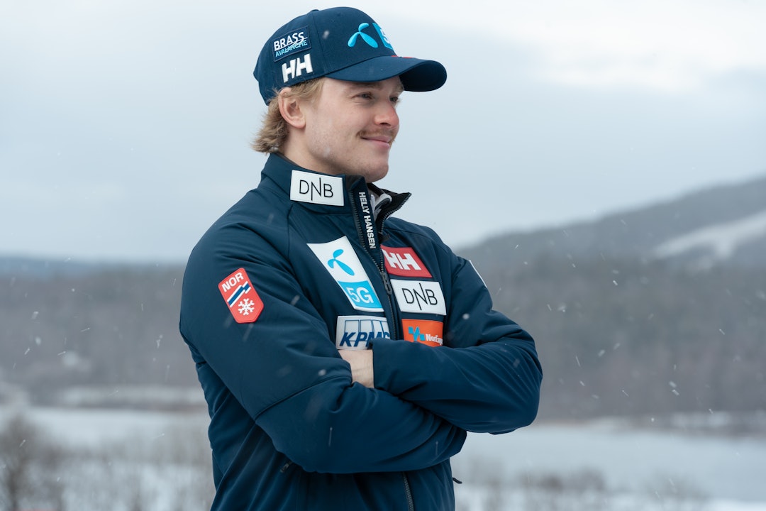 ALPINIST: Atle Lie McGrath ble født i Vermont, men har bodd på Fossum i Bærum siden han var to år gammel. Foto: Petter Schive atle lie mc grath