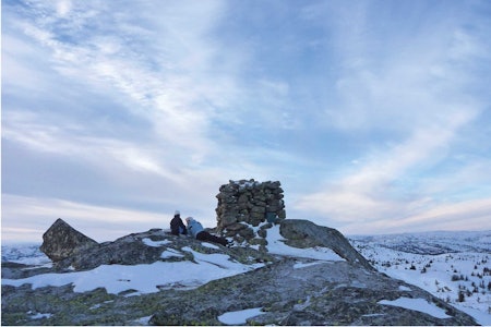 Toppen av Lindeknuten kan nås både sommer og vinter. Utsikten er like god. Foto: Arendal Turistkontor lindeknuten