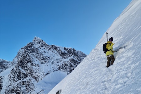 BIG MOUNTAIN GUY: Martin Venedik er mest kjent for å være god til å trikse, men nå klatrer han høyere. Foto: Espen Mo Hagesæther Martin Venedik på topptur
