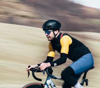 BYGGET FOR FART: Kask Nirvana har et av de mer radikale designene hjelmdesignene. Foto: Kristoffer H. Kippernes BYGGET FOR FART: Kask Nirvana har et av de mer radikale designene hjelmdesignene. Foto: Kristoffer H. Kippernes