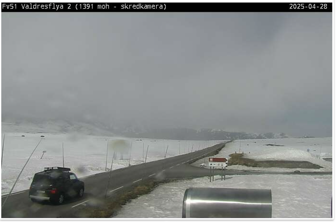 VALDRESFLYE: Webcam i retning Gjendesheim. Foto: Skjermdump vindnå.no. VALDRESFLYE: Webcam i retning Gjendesheim. Foto: Skjermdump vindnå.no.