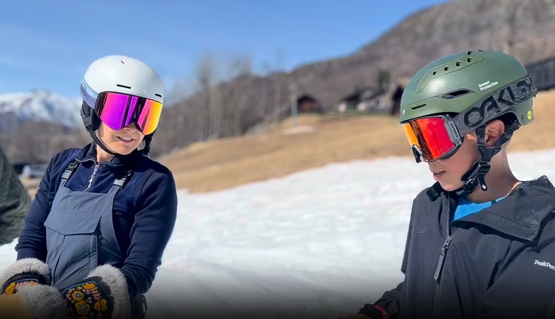 FAMILIEDAG I BAKKEN: Ingrid Berntsen og sønnen Oscar på VM i Snowskate i Solheisen. Foto: Kenneth Erlandsen FAMILIEDAG I BAKKEN: Ingrid Berntsen og sønnen Oscar på VM i Snowskate i Solheisen. Foto: Kenneth Erlandsen