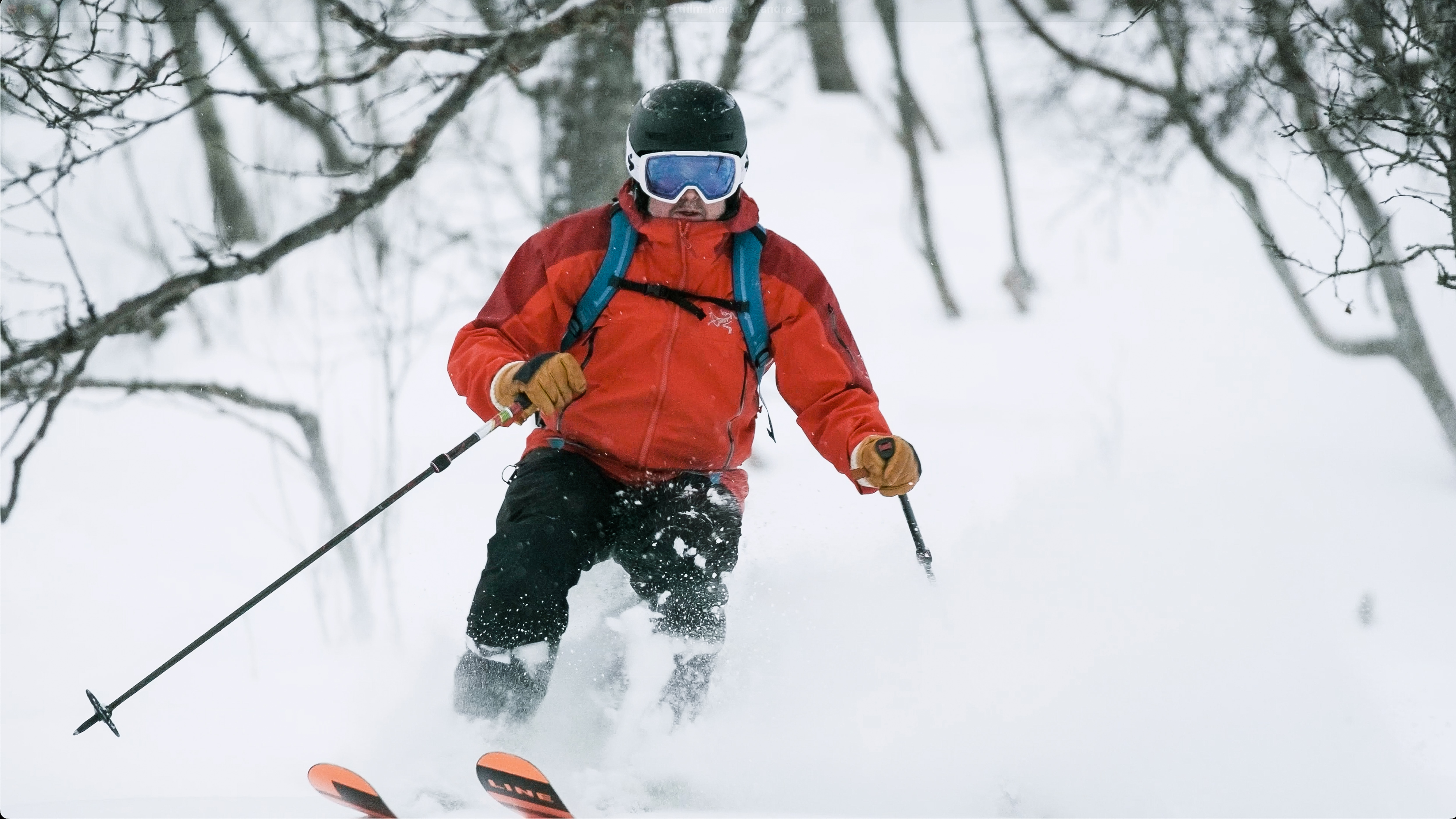 LIKEVEL: Markus Landrø er klar på at ingen er immune mot skred skredterreng. Selv ikke han. Foto: Bård Gundersen
