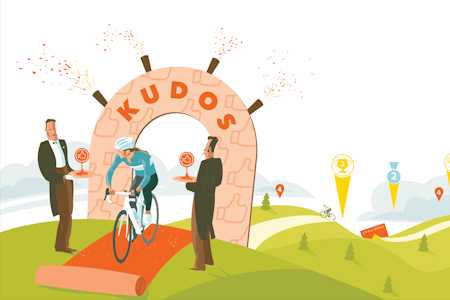 HOLD IGJEN! For mye kudos devaluerer kudosens kraft. Les deg opp på når du skal gi kudos. Illustrasjon: Simon Scarsbrook. HOLD IGJEN! For mye kudos devaluerer kudosens kraft. Les deg opp på når du skal gi kudos. Illustrasjon: Simon Scarsbrook.