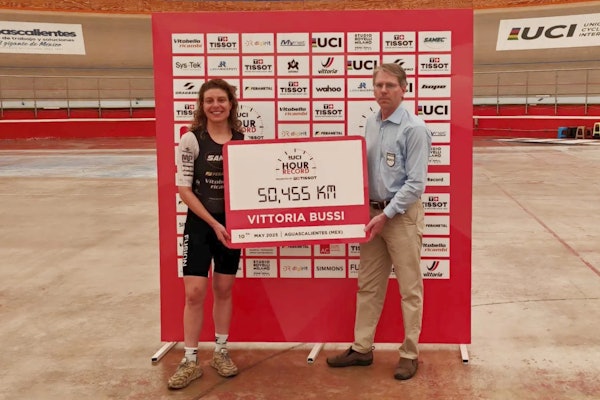 NY REKORD: Vittoria Bussi forbedret sin egen rekord. Foto: UCI NY REKORD: Vittoria Bussi forbedret sin egen rekord. Foto: UCI