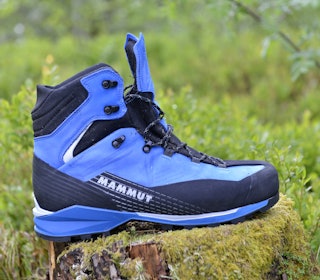 TESTET: Mammut Kento Guide II High GTX er en fjellsko som er relativt lett og støtter bra også i vanskelig terreng. Foto: Egill Danielsen Mammut Kento Guide II High GTX fjellsko-test 2025