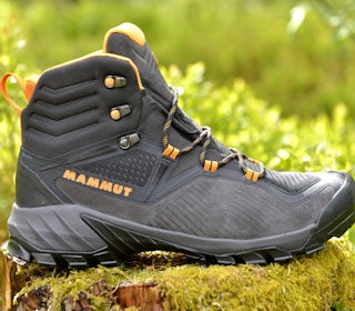 TESTET: Mammut Saupen High GTX er en halvhøy fjellsko som har gode allround-egenskaper. Foto: Egill Danielsen mammut saupen high fjellsko 2025
