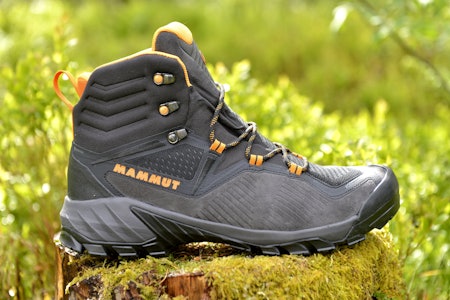 TESTET:  Mammut Saupen High GTX er en halvhøy fjellsko som har gode allround-egenskaper. Foto: Egill Danielsen mammut saupen high fjellsko 2025