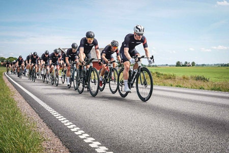 REKORDJEGERE: Team Trimtex er ett av lagene som skal være med på rekordforsøket i Vätternrunden 2025. Foto: Team Trimtex. REKORDJEGERE: Team Trimtex er ett av lagene som skal være med på rekordforsøket i Vätternrunden 2025. Foto: Team Trimtex.