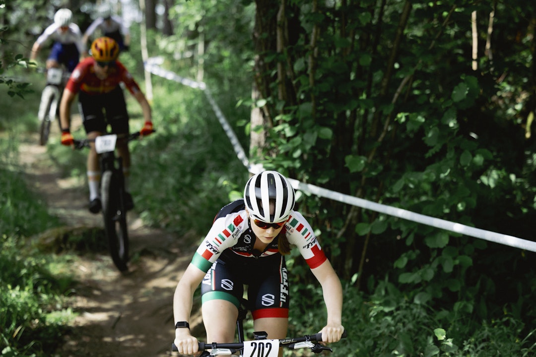 Oda LaForce (IF Frøy) leder an, på vei mot gull på hjemmebane. Oda LaForce (IF Frøy) leder an, på vei mot gull på hjemmebane.