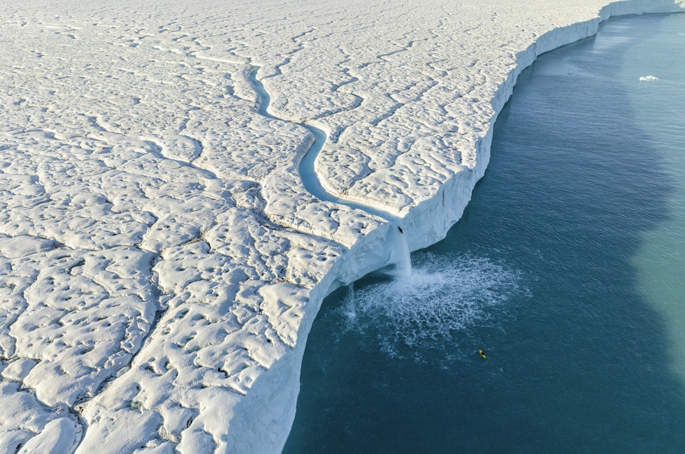 Aniol Serrasolses kajakk på Svalbard