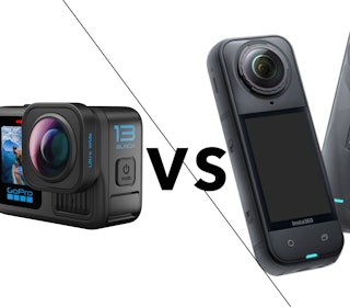 FULL KONTROLL ELLER FULL OVERSIKT? Mens actionkameraet filmer det du peker på, fanger 360-kameraet alt rundt deg. FULL KONTROLL ELLER FULL OVERSIKT? Mens actionkameraet filmer det du peker på, fanger 360-kameraet alt rundt deg.
