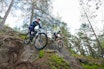 SIDEHIT: Anette Bastnes og Håvard Mageli slipper bremsene ned sidehiten i «Flukten fra Trasop» i Trulsen. Foto: Sigurd Ekeli Grimsby SIDEHIT: Anette Bastnes og Håvard Mageli slipper bremsene ned sidehiten i «Flukten fra Trasop» i Trulsen. Foto: Sigurd Ekeli Grimsby