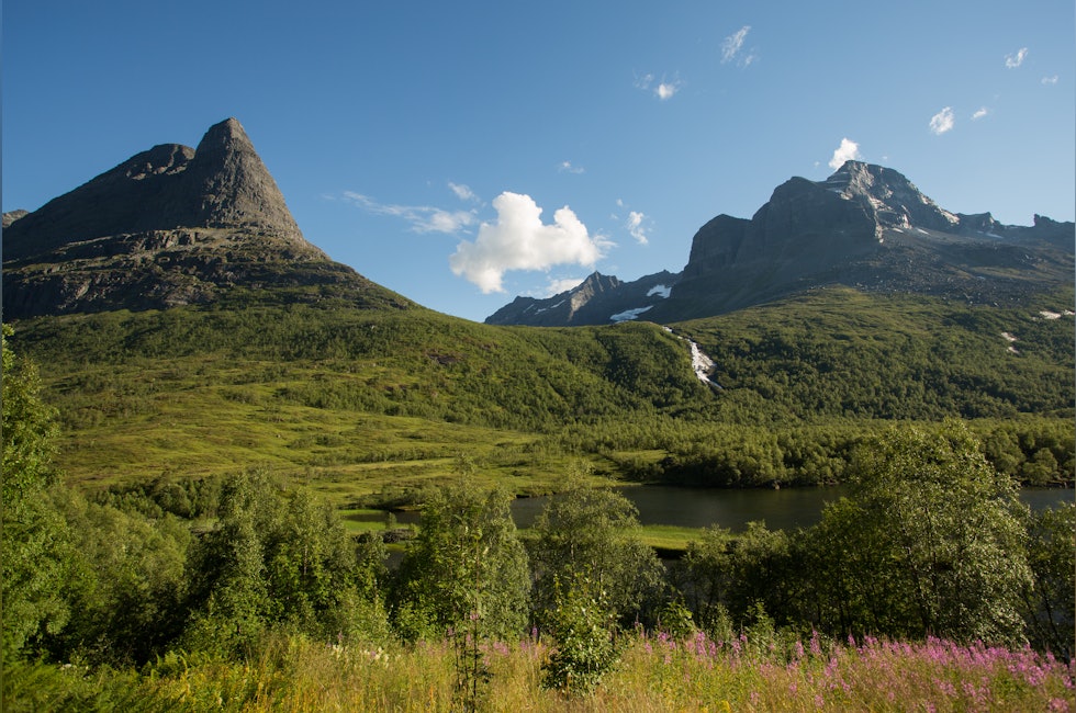 fjell og fint vær