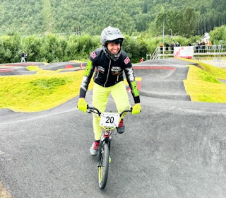GULL: Sebastian Aslaksrud greit fornøyd med lørdagens prestasjon, klar for å lage litt show for publikum. Foto: Marit Ebeltoft GULL: Sebastian Aslaksrud greit fornøyd med lørdagens prestasjon, klar for å lage litt show for publikum. Foto: Marit Ebeltoft