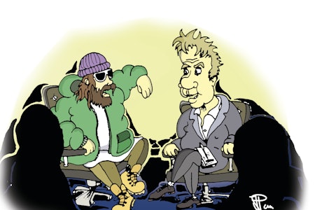 SKIKODEKS: Artikkelforfatteren gir deg et sett med leveregler for hvordan du kan komme deg videre her i livet. Foto: Jan Petter Aarskog ti bud for skikjøreren