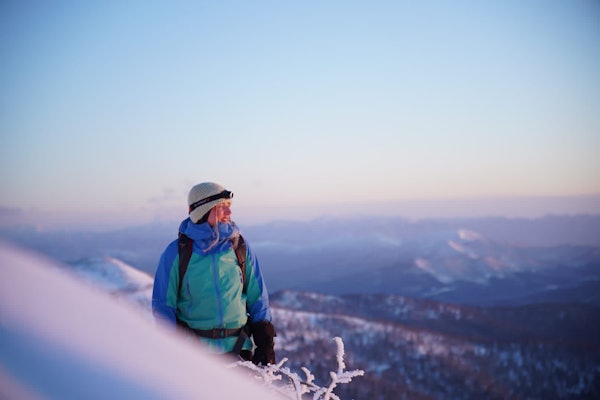 VINTER-ENTUSIASME: Noen er mer opptatt av vinter enn andre. Her er Sofie Helmine Statle i sitt ess. Sofie Helmine Statle