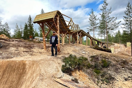 NYE ELEMENTER: Midtseksjonen i den dobbeltsvarte løypa får et heftig løft for årets B-Rage. Foto: Privat NYE ELEMENTER: Midtseksjonen i den dobbeltsvarte løypa får et heftig løft for årets B-Rage. Foto: Privat